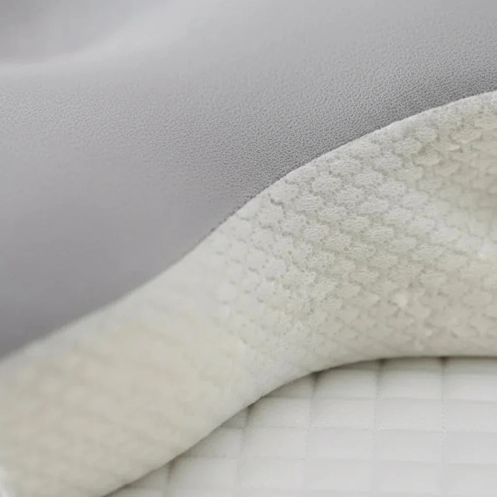 Ergonomic Cervical Memory Foam Neck Pillow for Side & Back Sleepers