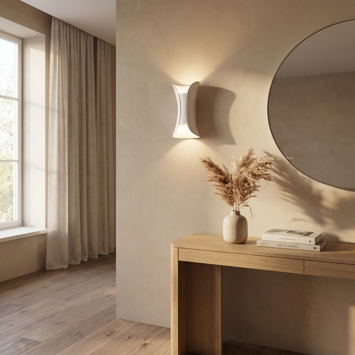 Modern Outdoor LED Wall Light – Dual Beam Wall Sconce