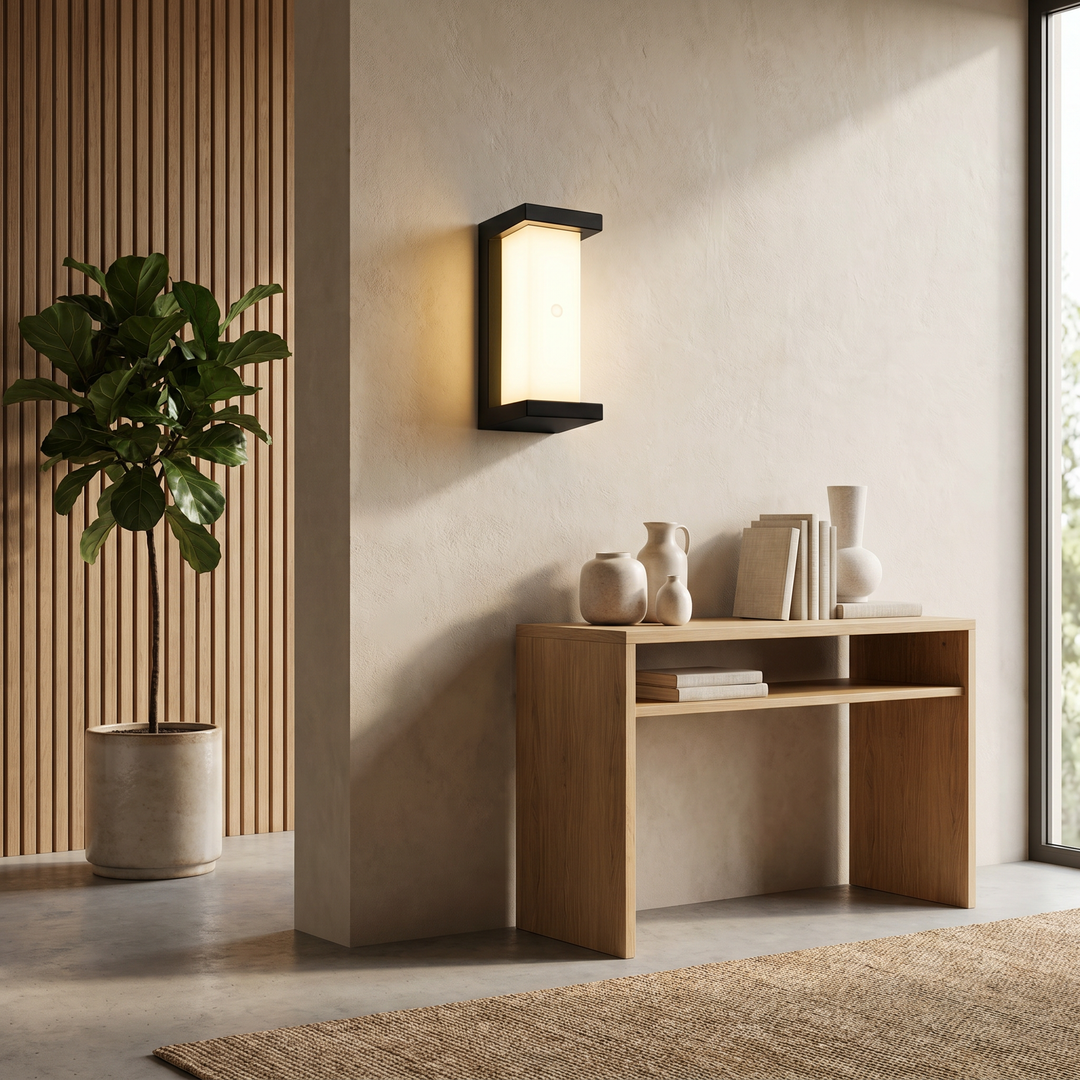 Modern Outdoor LED Wall Light with Motion Sensor