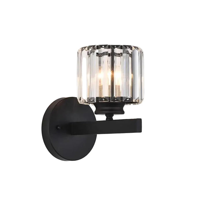 Crystal LED Wall Sconce – Round & Square Modern Wall Light