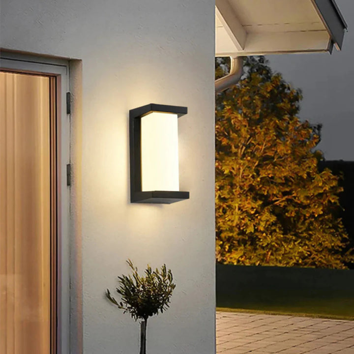 Modern Outdoor LED Wall Light with Motion Sensor